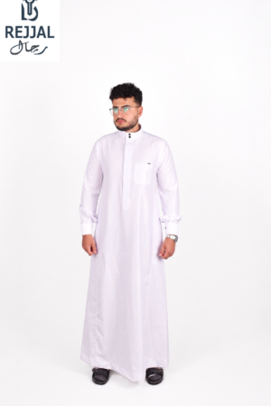 ثوب رچال خلية أبيض